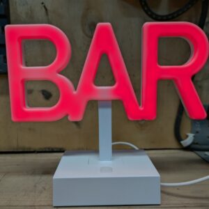 Lampe Néon LED "BAR" – Ambiance Rétro Rouge – Image 2